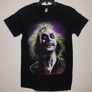 New "Beetlejuice Color Portrait" Horror T-Shirt Small–3XL